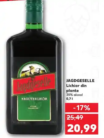 Kaufland JAGDGESELLE Lichior din plante Ofertă