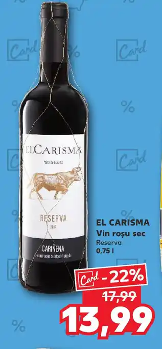 Kaufland ELCARISMA Vin rosu sec Reserva Ofertă