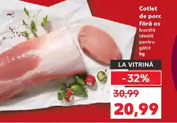 Kaufland Cotlet de porc fără os Ofertă