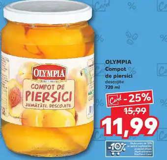 Kaufland OLYMPIA Compot de piersici descojite Ofertă