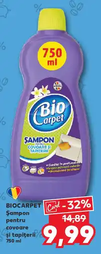 Kaufland BIOCARPET Şampon pentru covoare şi tapiţerii Ofertă