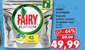 Kaufland FAIRY PLATINUM Capsule pentru maşina de spălat vase Ofertă