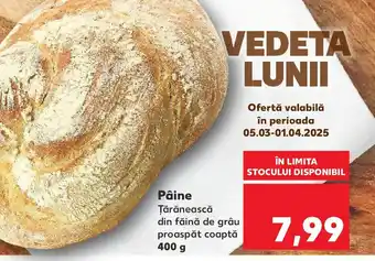 Kaufland Pâine Țărănească Ofertă