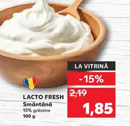 Kaufland LACTO FRESH Smântână Ofertă