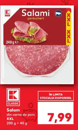 Kaufland Salam din carne de porc XXL Ofertă