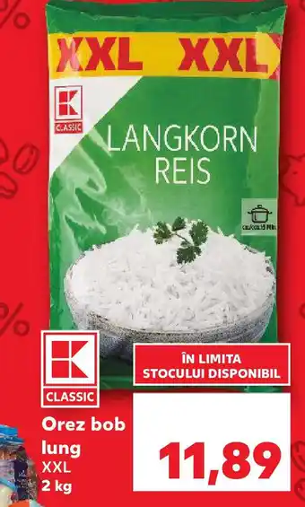 Kaufland Orez bob lung XXL Ofertă