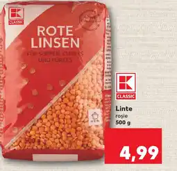 Kaufland Linte roșie Ofertă