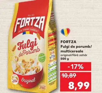 Kaufland FORTZA Fulgi de porumb/ multicereale Ofertă