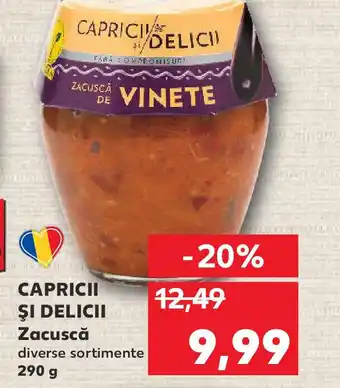 Kaufland CAPRICII ŞI DELICII Zacuscă Ofertă