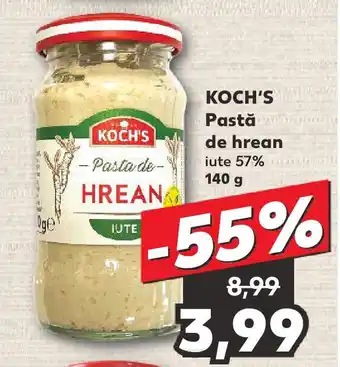 Kaufland KOCH'S Pastă de hrean Ofertă