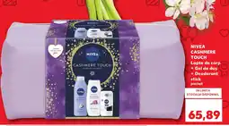 Kaufland NIVEA CASHMERE TOUCH Lapte de corp + Gel de duş + Deodorant stick pachet Ofertă