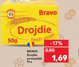 Kaufland BRAVO Drojdie proaspătă Ofertă