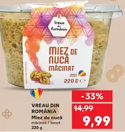 Kaufland VREAU DIN ROMÂNIA Miez de nucă Ofertă