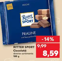 Kaufland RITTER SPORT Ciocolată Ofertă