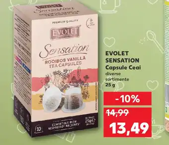 Kaufland EVOLET SENSATION Capsule Ceai Ofertă