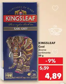 Kaufland KINGSLEAF Ceai Ofertă