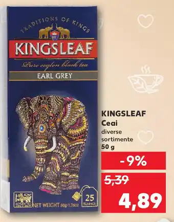 Kaufland KINGSLEAF Ceai Ofertă