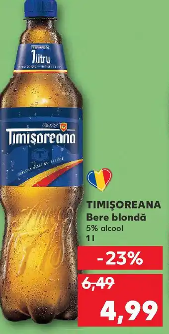 Kaufland TIMIŞOREANA Bere blondă Ofertă