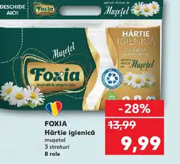 Kaufland FOXIA Hârtie igienică Ofertă