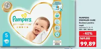 Kaufland PAMPERS PREMIUM CARE Scutece pentru copii Ofertă