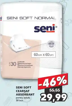 Kaufland SENI SOFT CEARŞAF ABSORBANT Ofertă