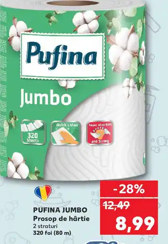 Kaufland PUFINA JUMBO Prosop de hârtie Ofertă