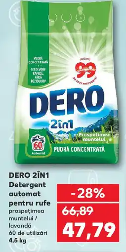 Kaufland DERO 2IN1 Detergent automat pentru rufe Ofertă