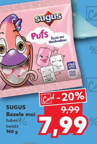 Kaufland SUGUS Bezele moi tubes twists Ofertă