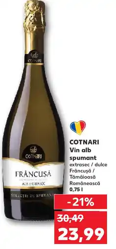 Kaufland COTNARI Vin alb spumant Ofertă