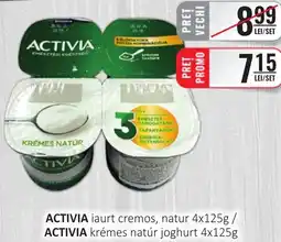 CBA ACTIVIA iaurt cremos, natur Ofertă