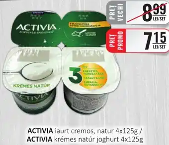 CBA ACTIVIA iaurt cremos, natur Ofertă