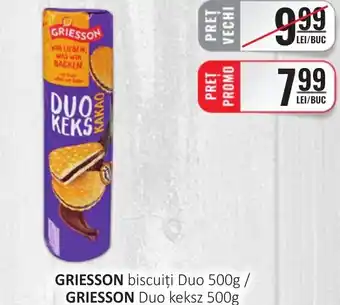 CBA GRIESSON biscuiți Duo Ofertă