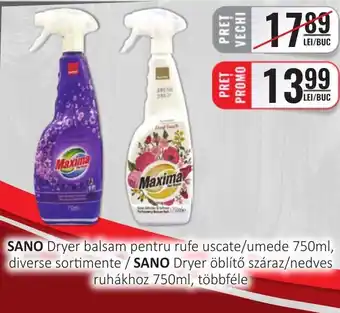 CBA SANO Dryer balsam pentru rufe uscate/umede Ofertă