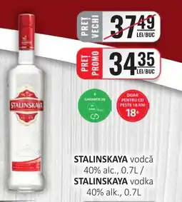 CBA STALINSKAYA vodcǎ 40% alc. Ofertă