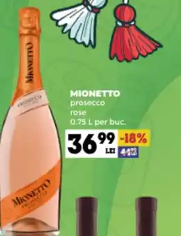 Annabella MIONETTO prosecco rose Ofertă