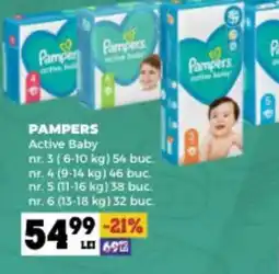 Annabella PAMPERS Active Baby Ofertă