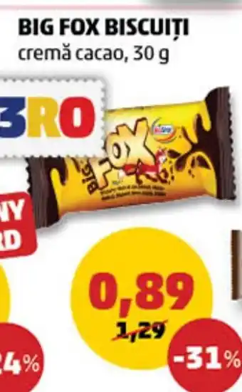 Penny Big fox biscuiti cremă cacao Ofertă