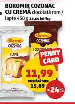 Penny Boromir cozonac cu crema Ofertă