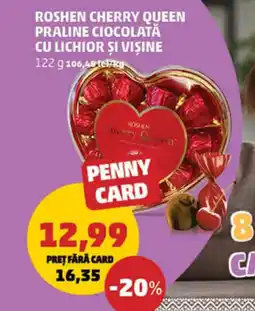 Penny Roshen cherry queen praline ciocolată cu lichior și visine Ofertă