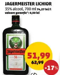 Penny JAGERMEISTER Lichior 35% alcool, Ofertă