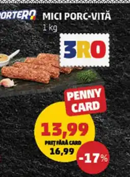 Penny Mici porc-vită Ofertă