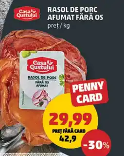 Penny Rasol de porc fara os afumat Ofertă