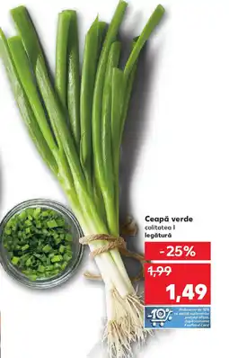 Kaufland Ceapă verde Ofertă