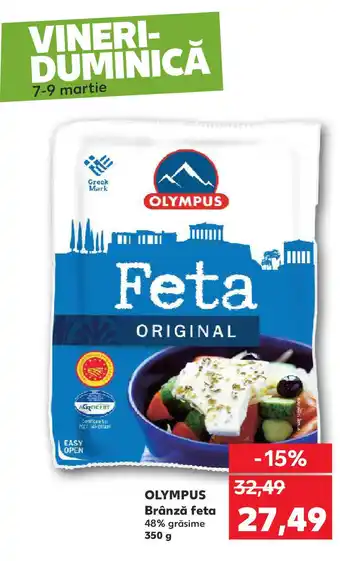 Kaufland OLYMPUS Brânză feta Ofertă