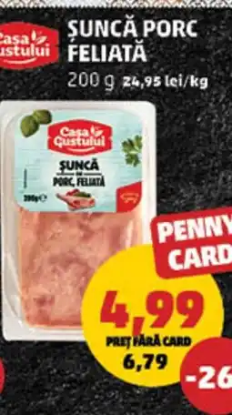 Penny Suncă porc feliată Ofertă