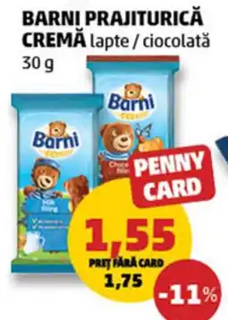 Penny Barni prajiturică cremă lapte / ciocolată Ofertă