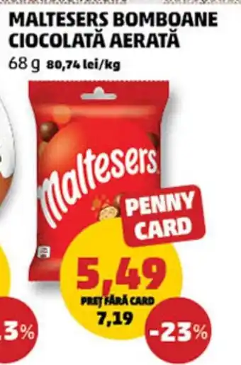 Penny Maltesers bomboane ciocolată aerată Ofertă