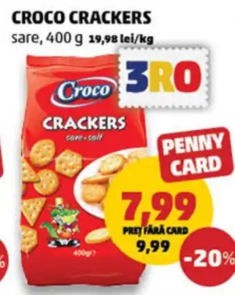 Penny Croco crackers sare Ofertă