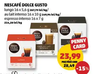 Penny NESCAFÉ Dolce gusto Ofertă