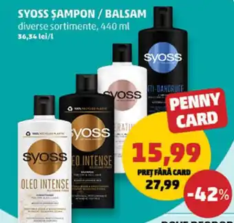 Penny SYOSS Şampon / balsam Ofertă